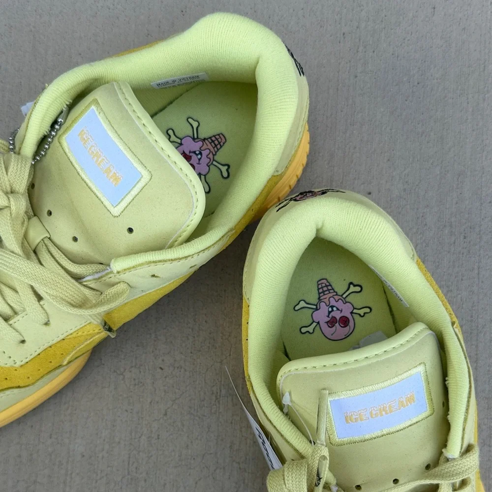 Reebok x Billionaire Boys Club Ice Cream Yellow Suede Low-Top Sneakers - Picture 9 of 15